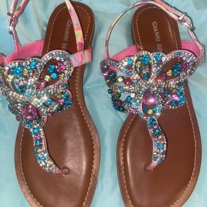 Gianni Bini Adorra Jeweled Sandals